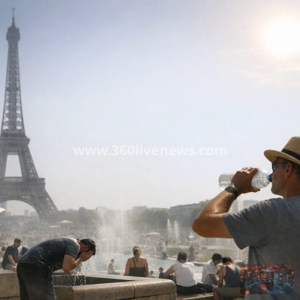 France on red alert as Europe heatwave pushes temperatures above 40C