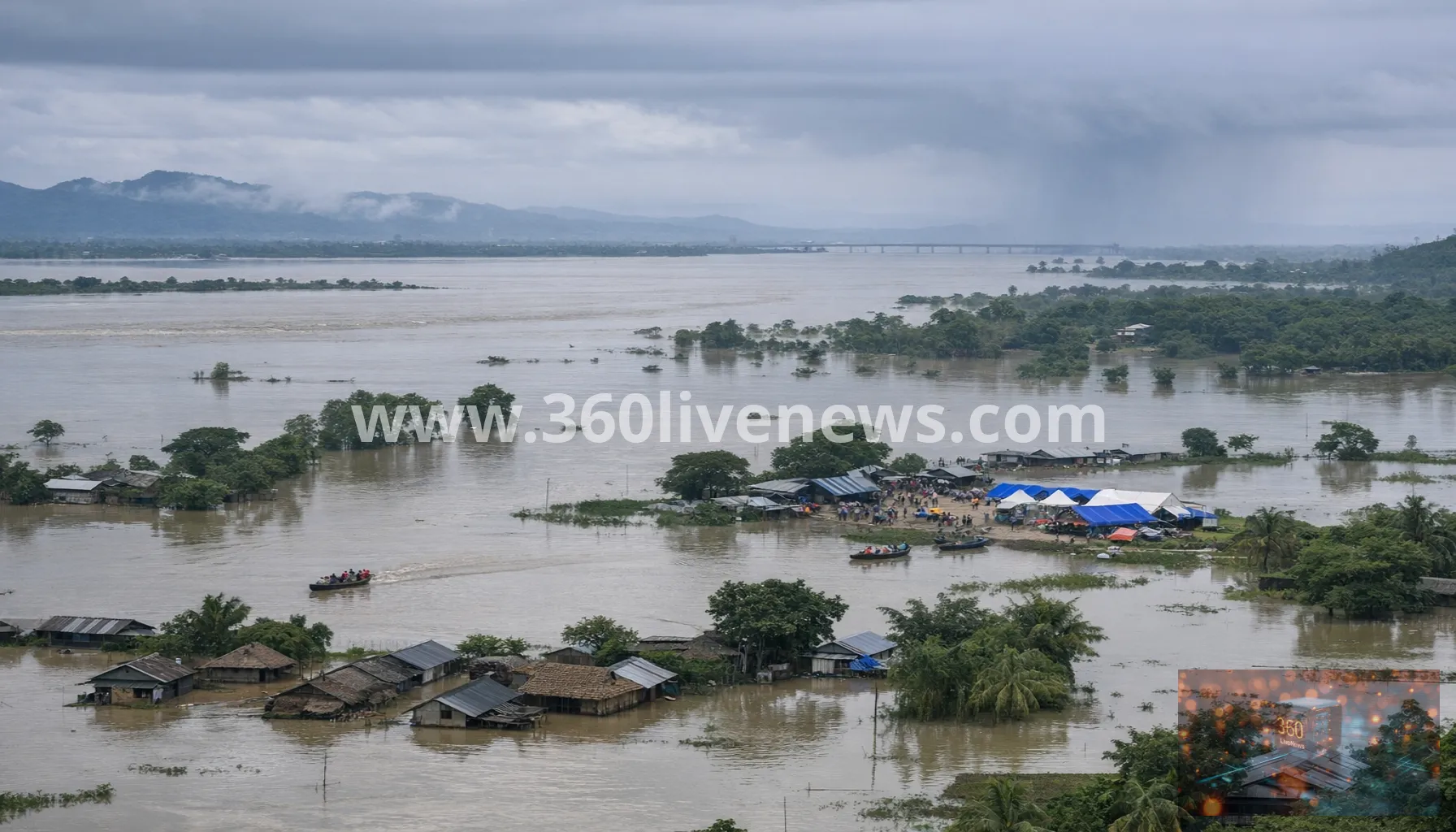 Assam floods worsen as death toll rises to 78 and more rain is forecast