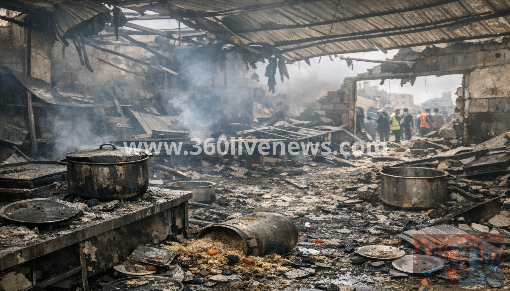 Three killed in strike on aid kitchen in Gaza