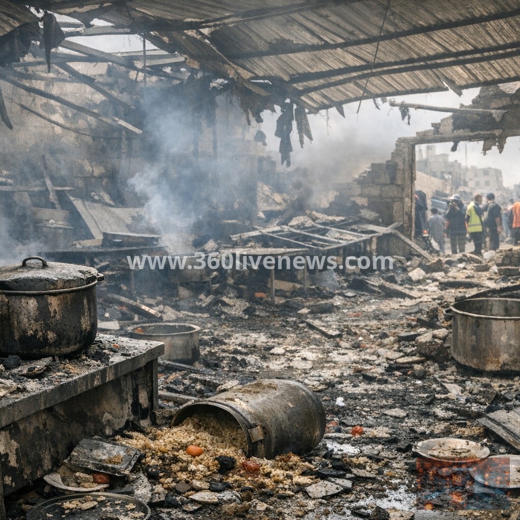Three killed in strike on aid kitchen in Gaza