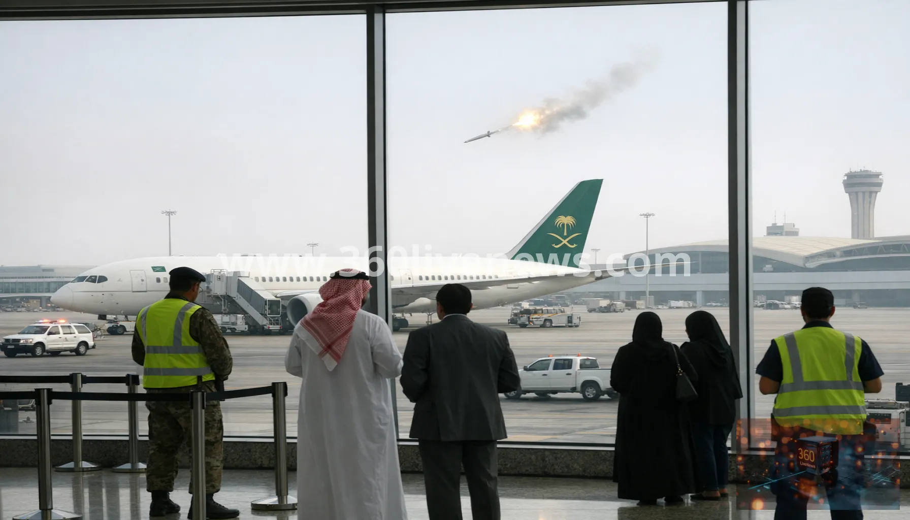 Riyadh airport partially reopens amid renewed Houthi threats and fresh interceptions