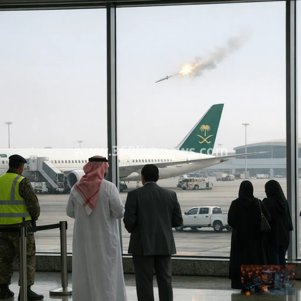 Riyadh airport partially reopens amid renewed Houthi threats and fresh interceptions