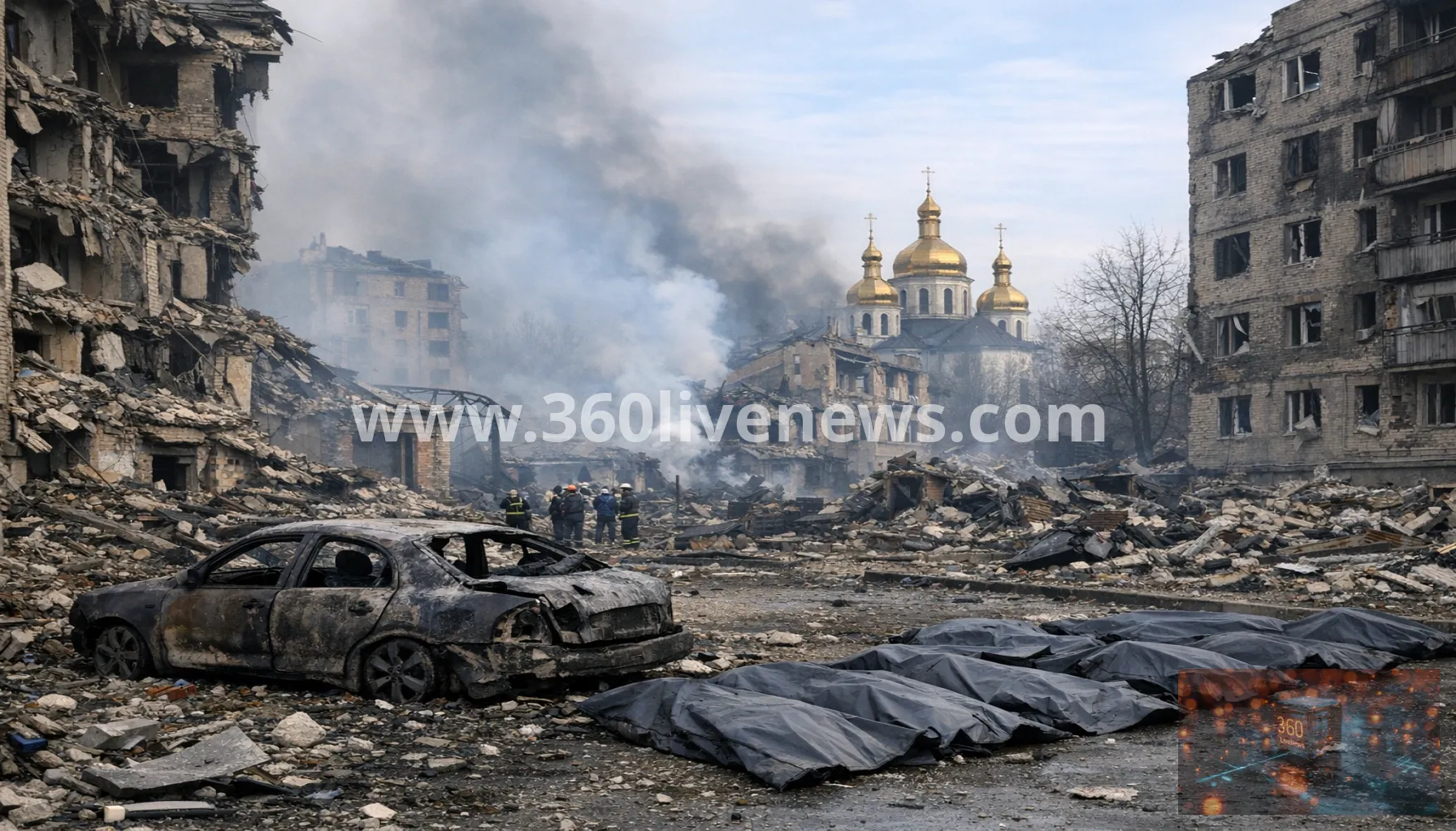 Russian strikes kill three and injure 22 in eastern Ukraine