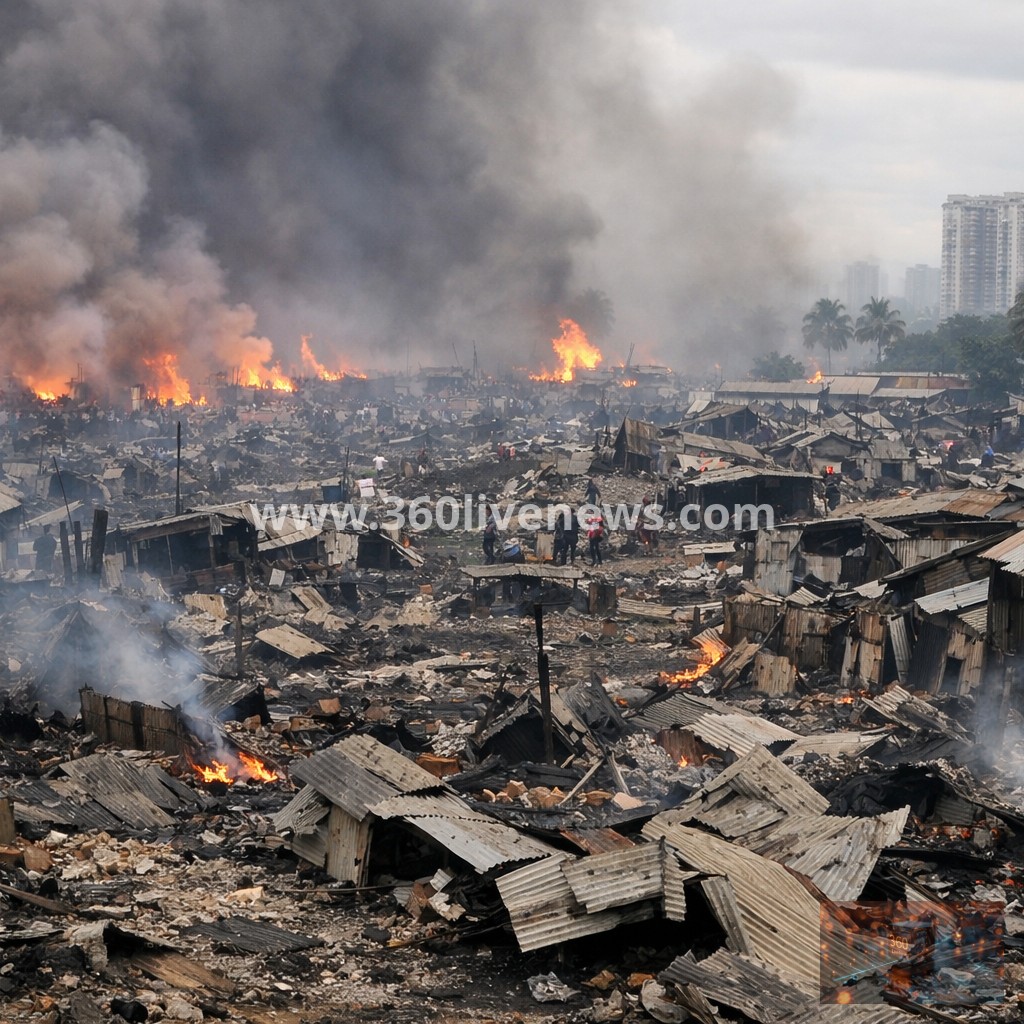 Major Fire in Malaysia Destroys Hundreds of Homes and Displaces Thousands