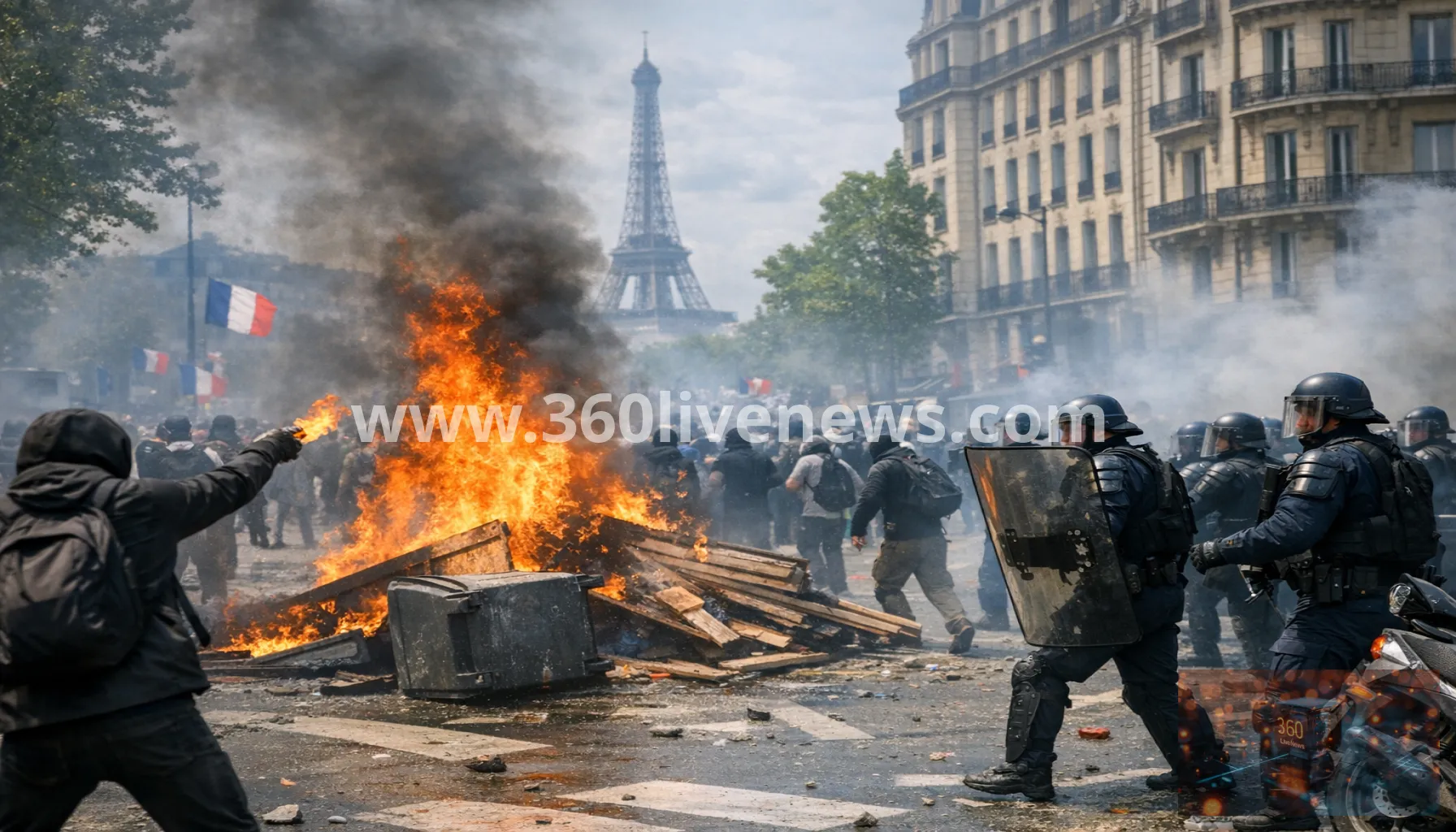 France cost-of-living protests turn violent nationwide