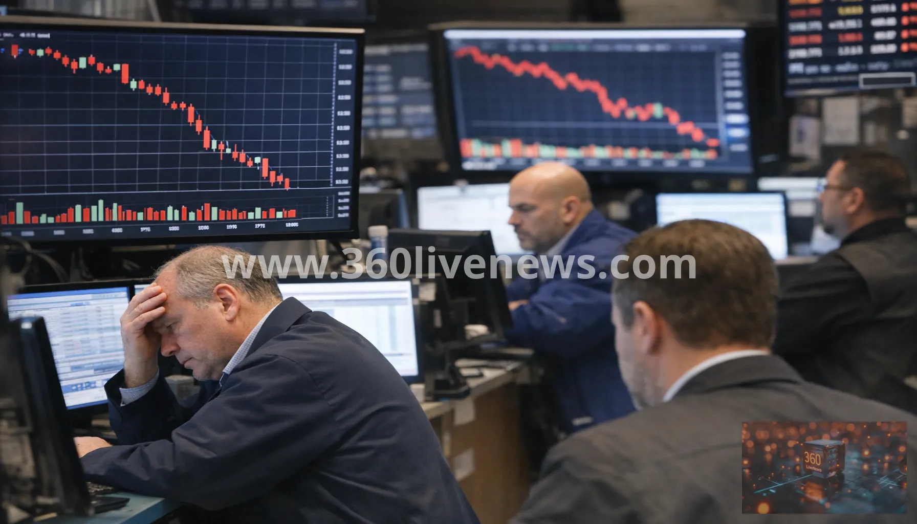 US stocks fall sharply as strong jobs data revives rate fears