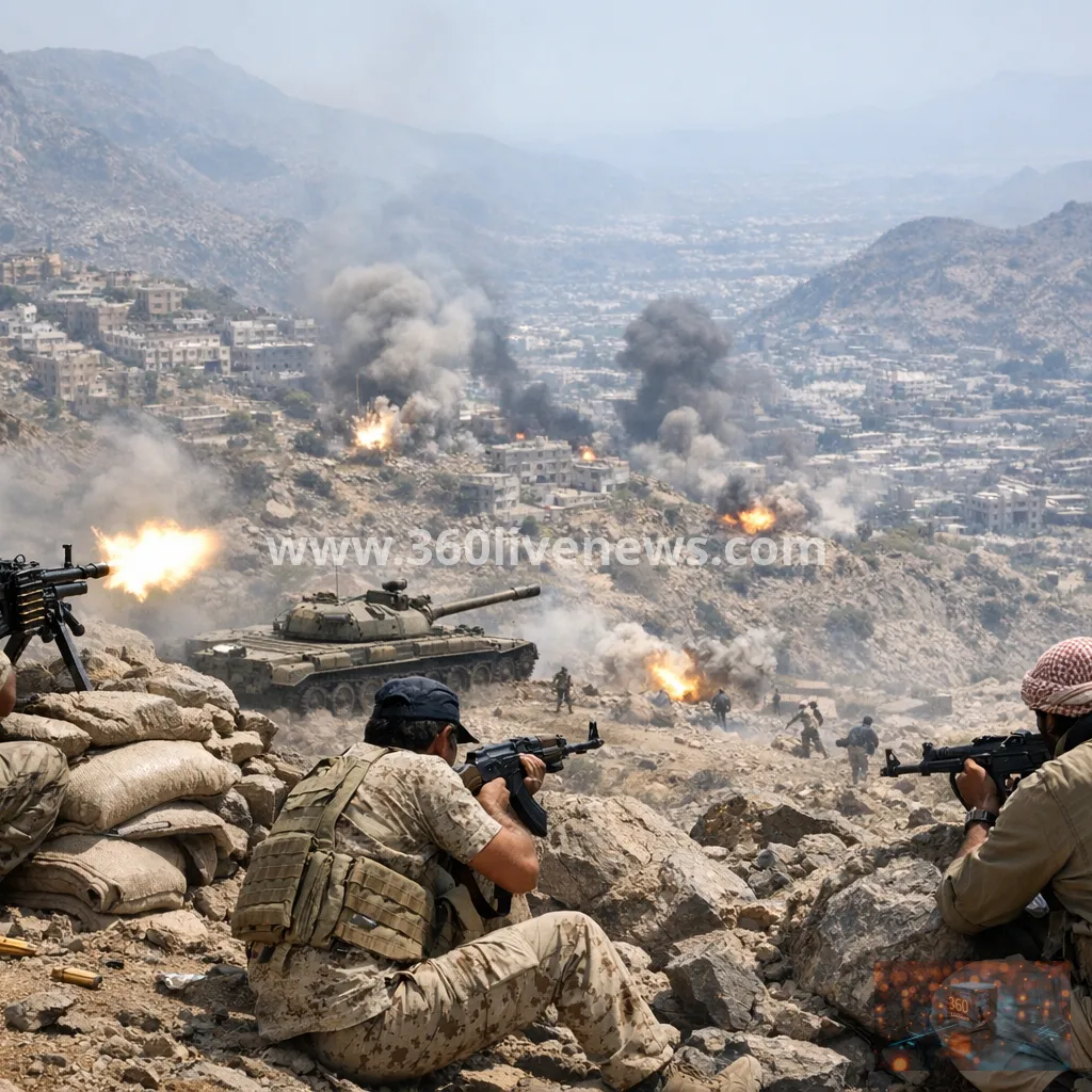 Yemen front line intensifies as drone heard before strikes near Taiz