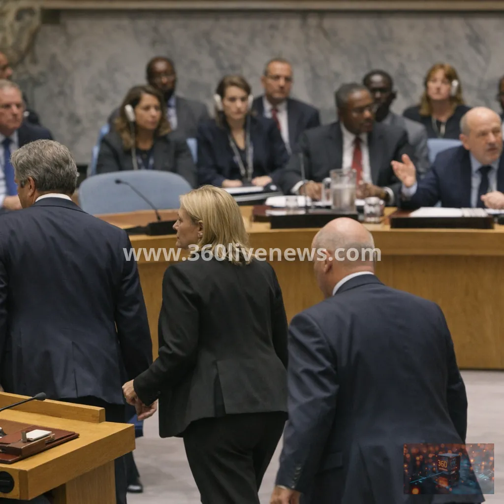 US delegation walks out again at UN Security Council amid row with France over rights rhetoric