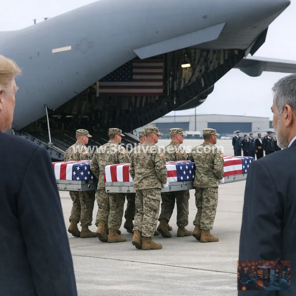 Trump attends Dover repatriation of US military dead from Iran war