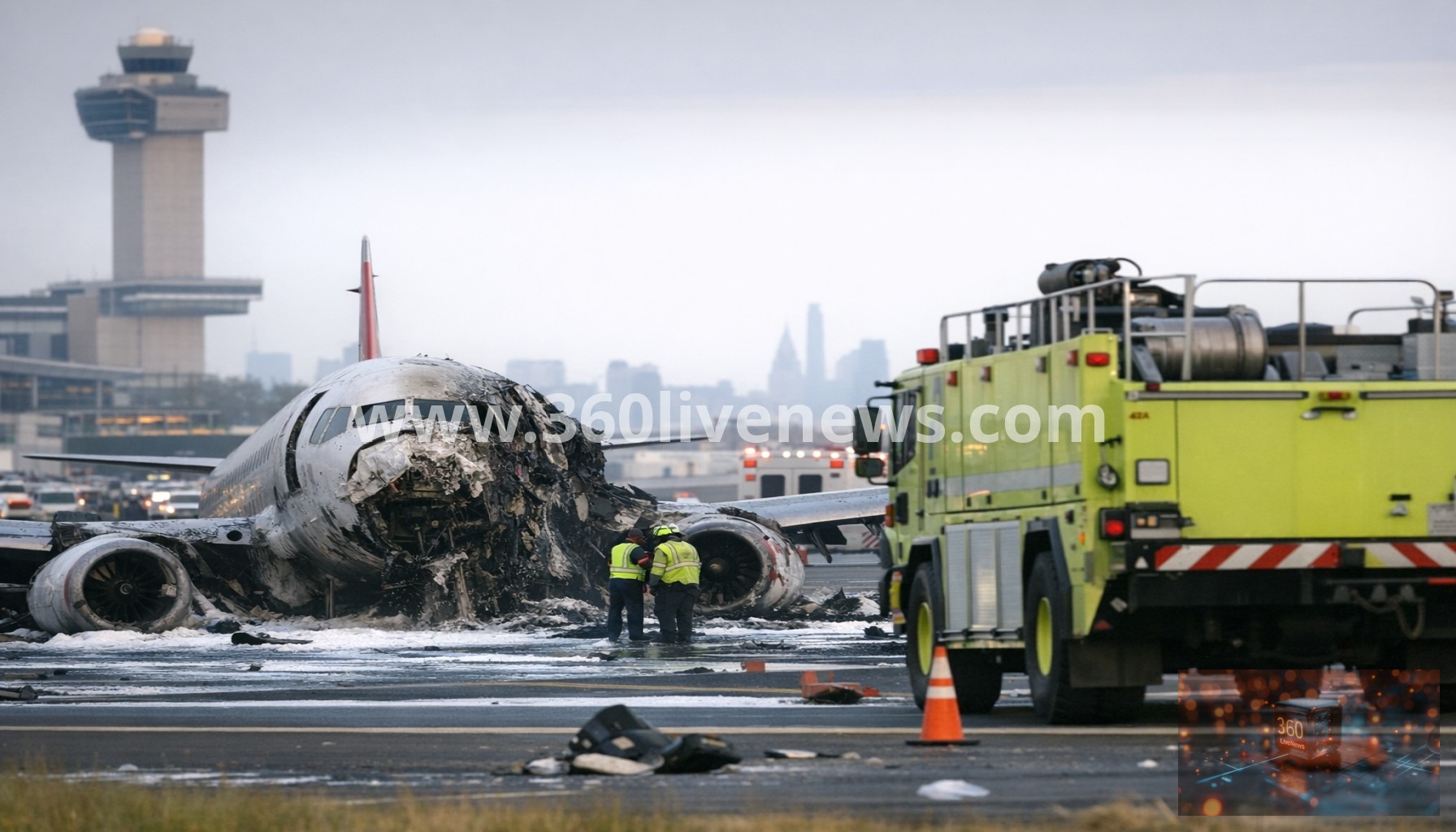 Deadly LaGuardia Airport Crash Linked to Fire Truck Transponder Absence