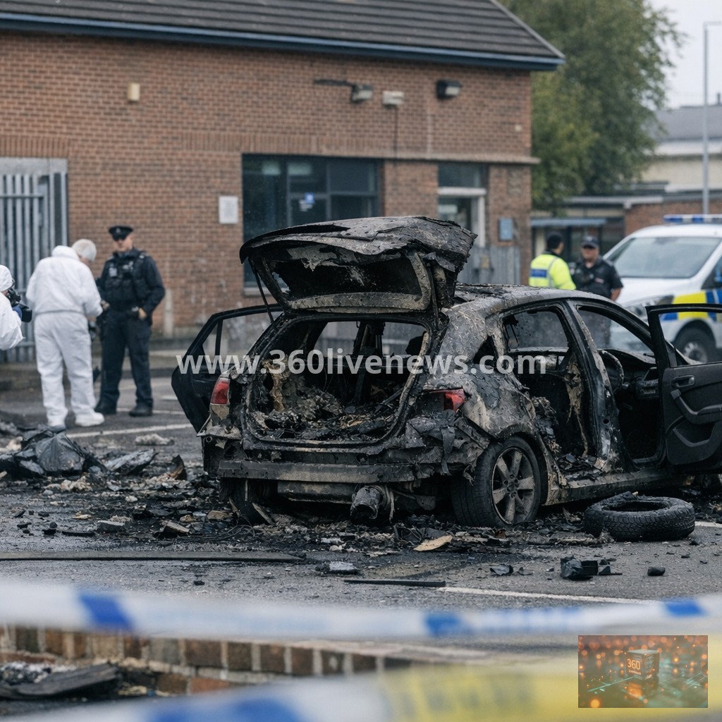 Man charged with attempted murder after Dunmurry police station car bomb