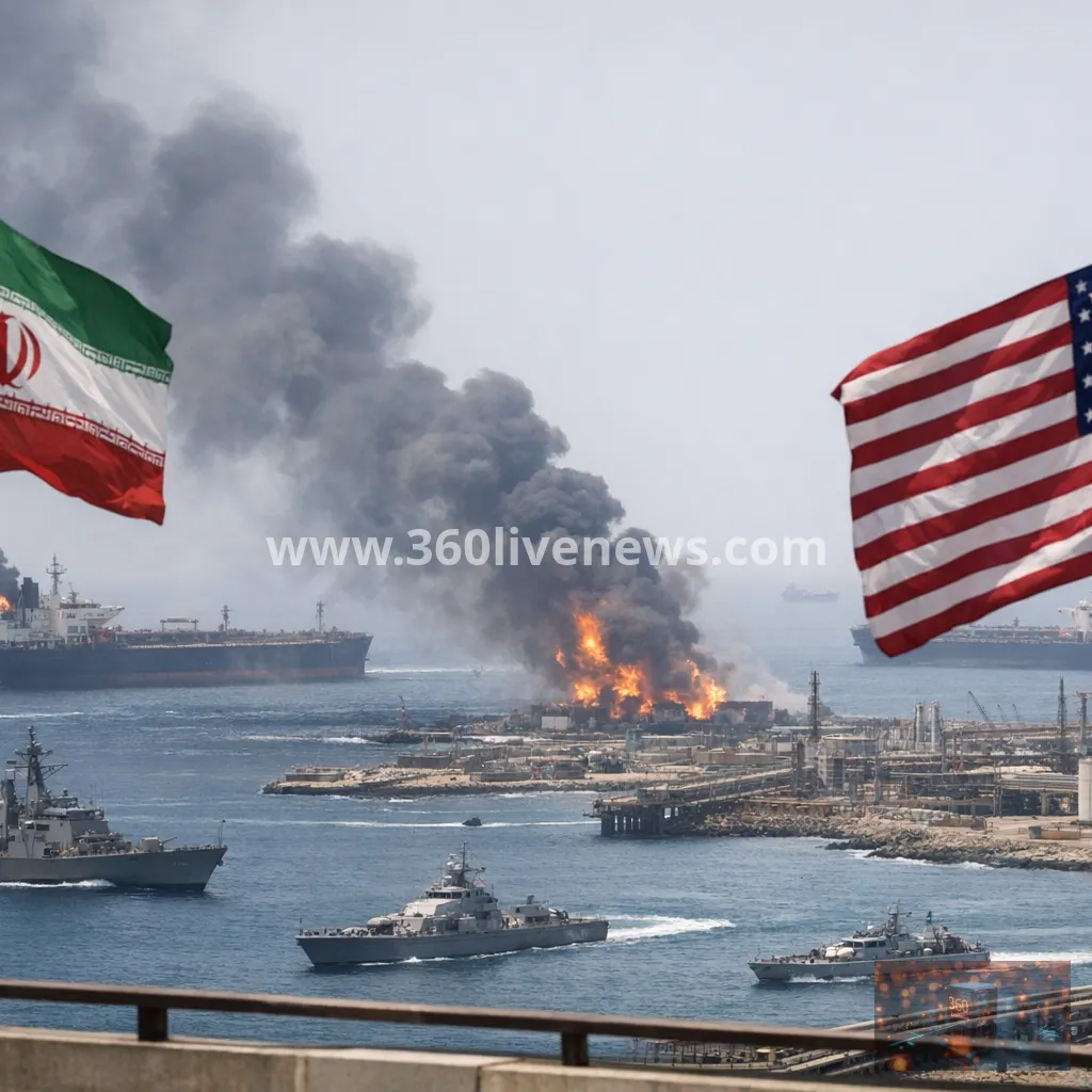 US and Iran escalate for a seventh night as Hormozgan casualties and tanker blasts reported