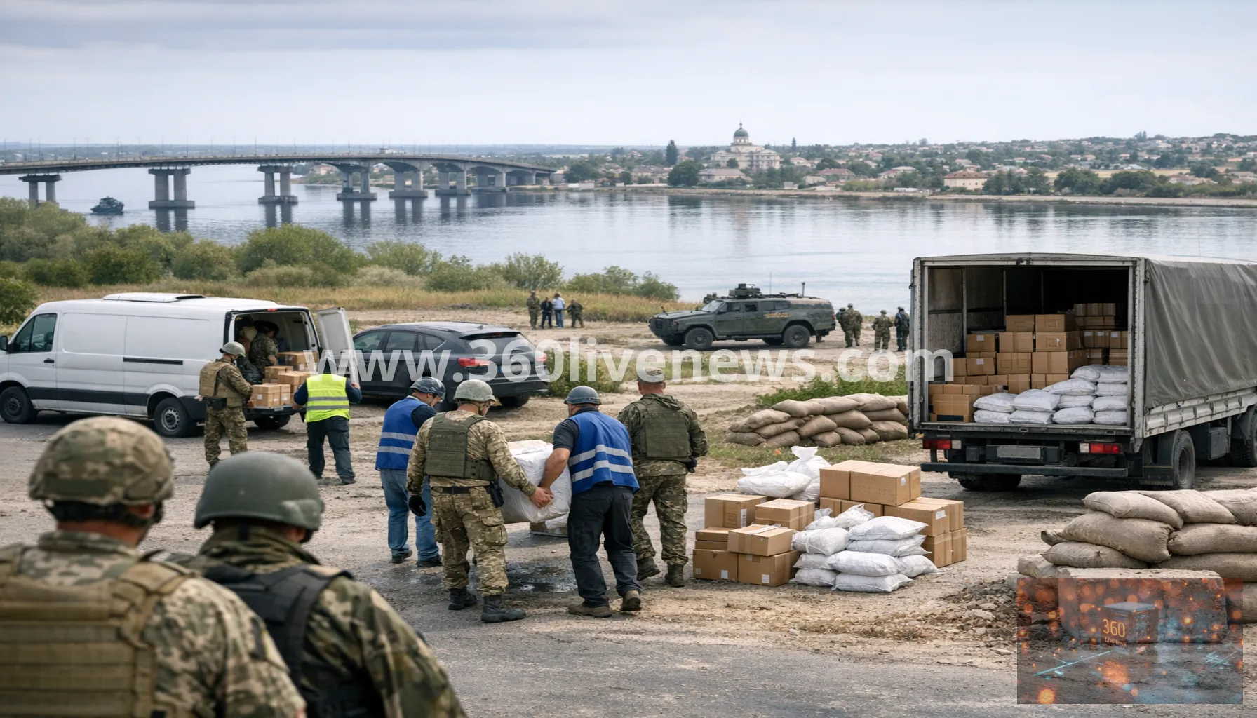 Ceasefire in Oleshky holds as aid deliveries and evacuation are planned for Friday