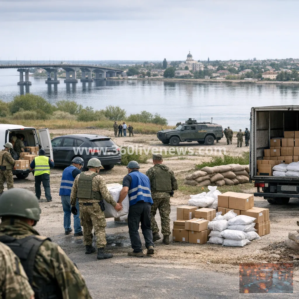 Oleshky evacuation under temporary ceasefire amid fears of forced transfer