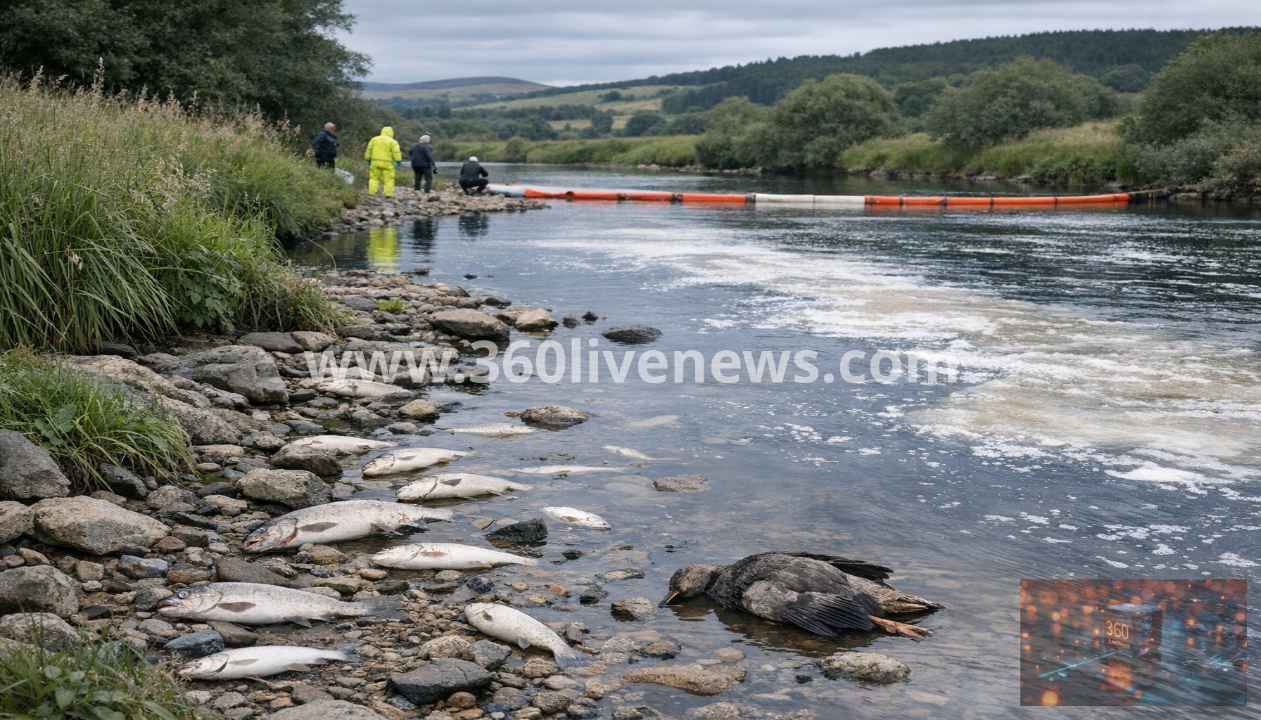 Pollution incident kills fish and wildlife in Moray tributary