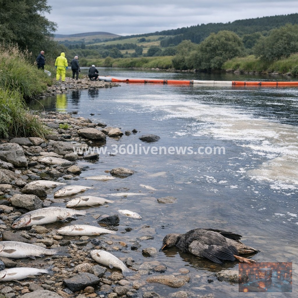 Pollution incident kills fish and wildlife in Moray tributary