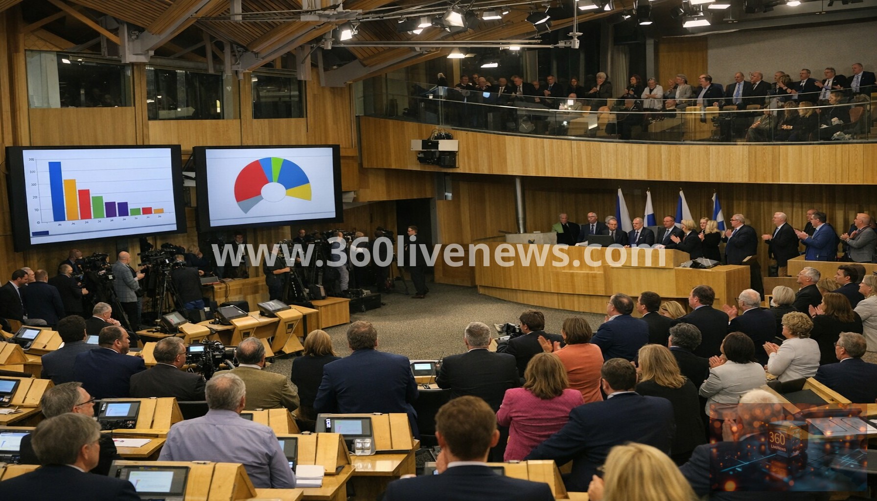 SNP set to emerge as largest party in Scottish parliament