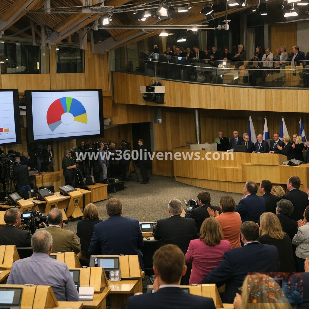 SNP set to emerge as largest party in Scottish parliament