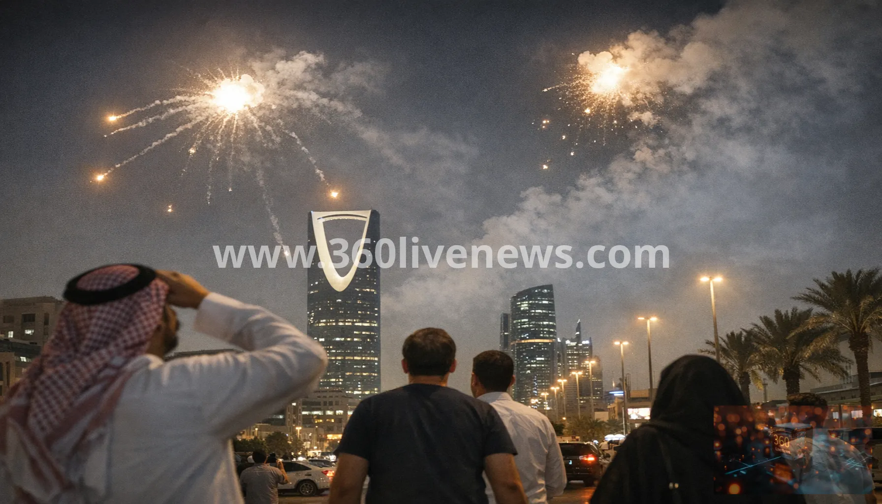 Explosions heard in Riyadh as Saudi civil defence warns of hostile aerial threat