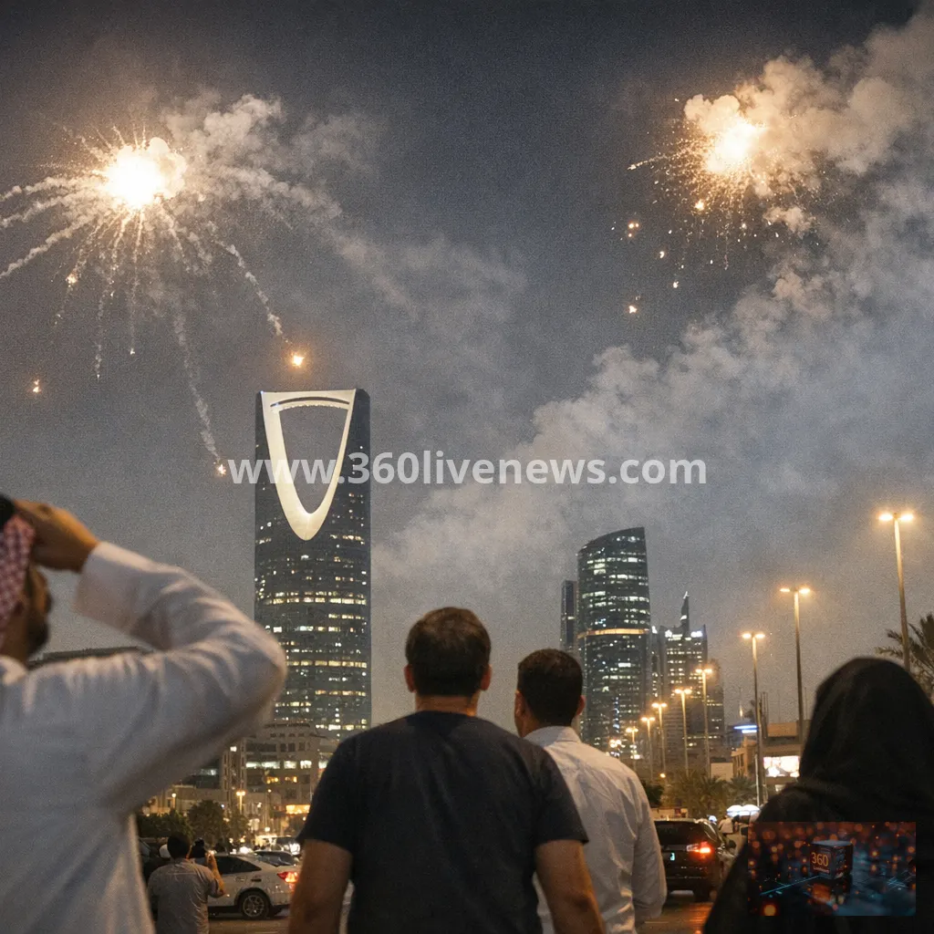 Explosions heard in Riyadh as Saudi civil defence warns of hostile aerial threat