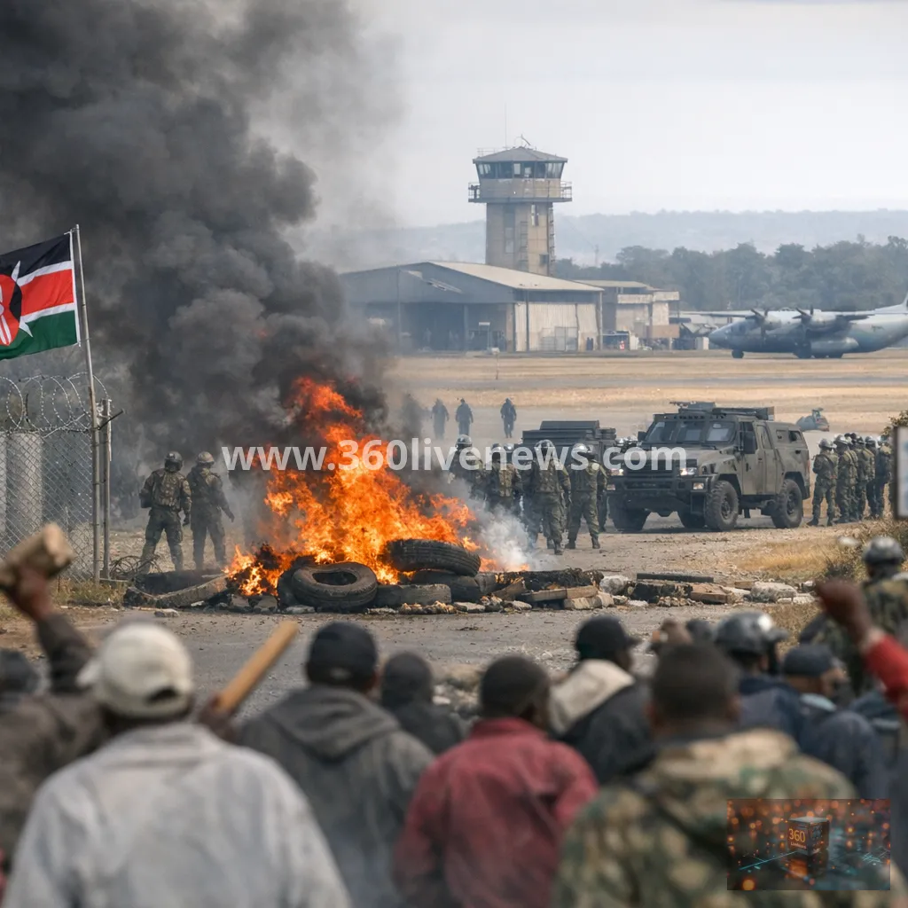 Kenya protests turn violent over planned Ebola quarantine facility at Laikipia Air Base