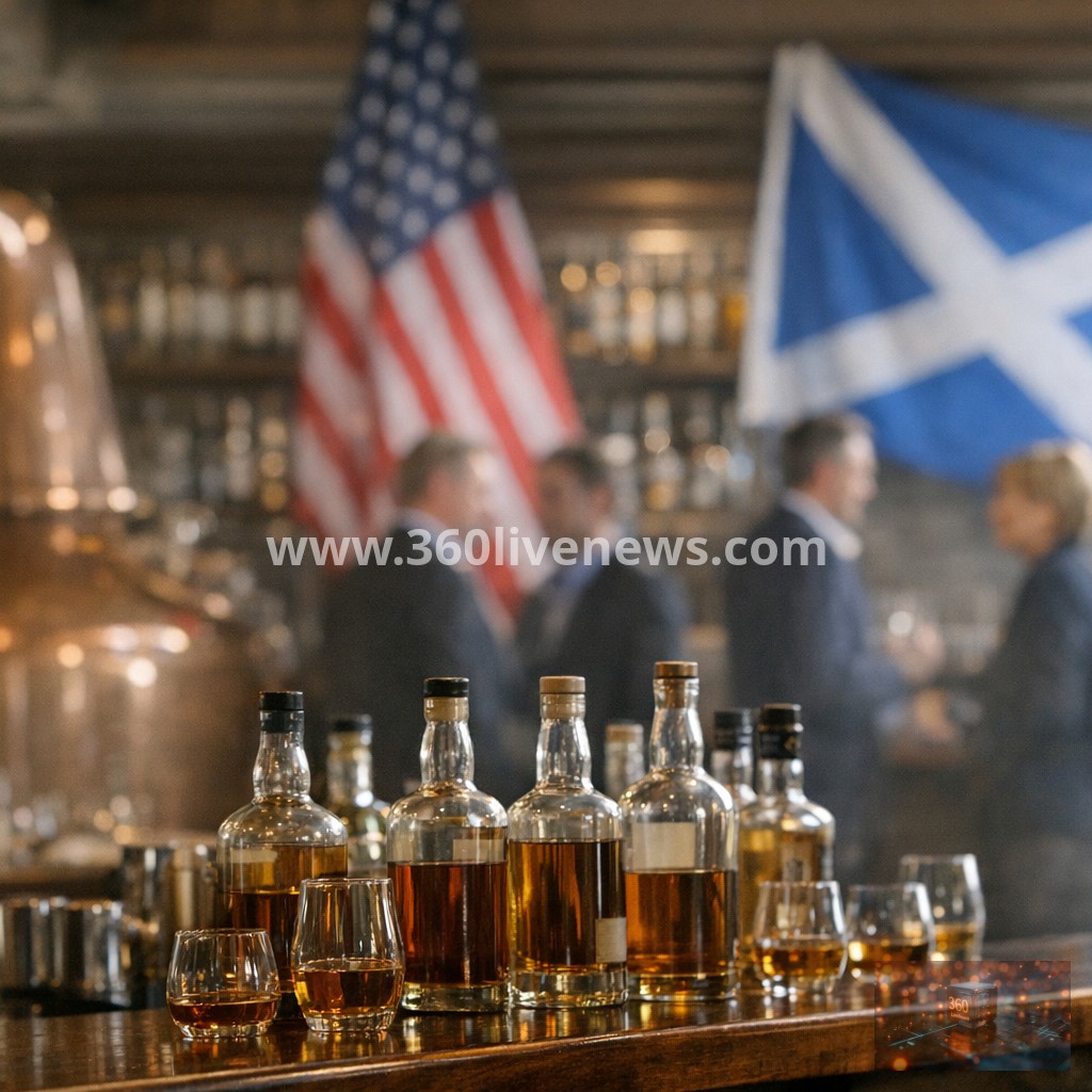 US removes whisky tariffs, sparking political debate in Scotland