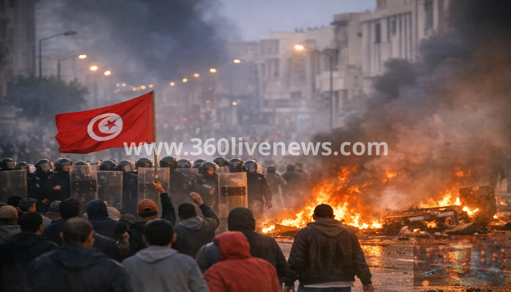 Rare unrest flares in Tunis and Jebiniana after deaths linked to police actions