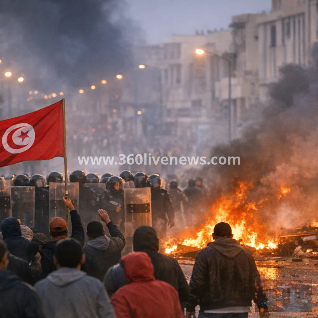 Rare unrest flares in Tunis and Jebiniana after deaths linked to police actions
