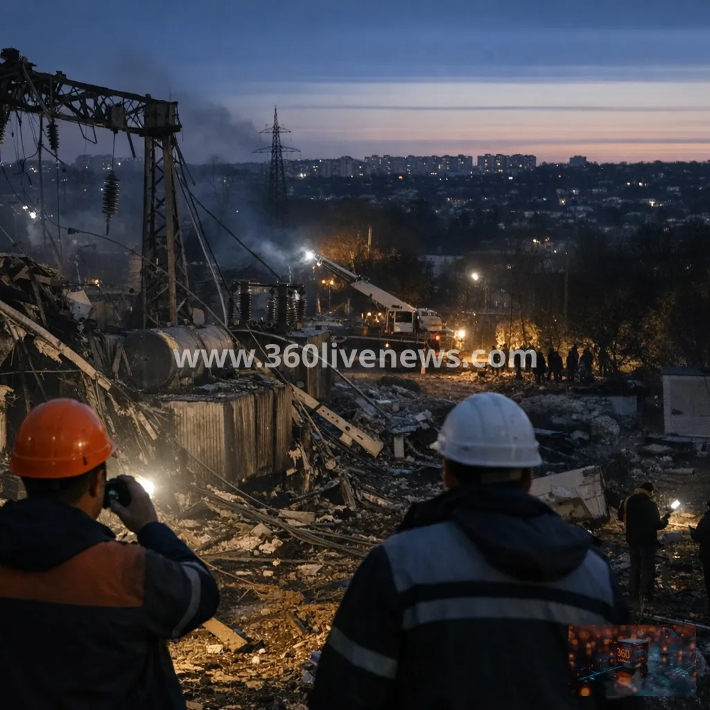 Russian strikes leave more than 200,000 without power in Ukraine's Dnipropetrovsk region