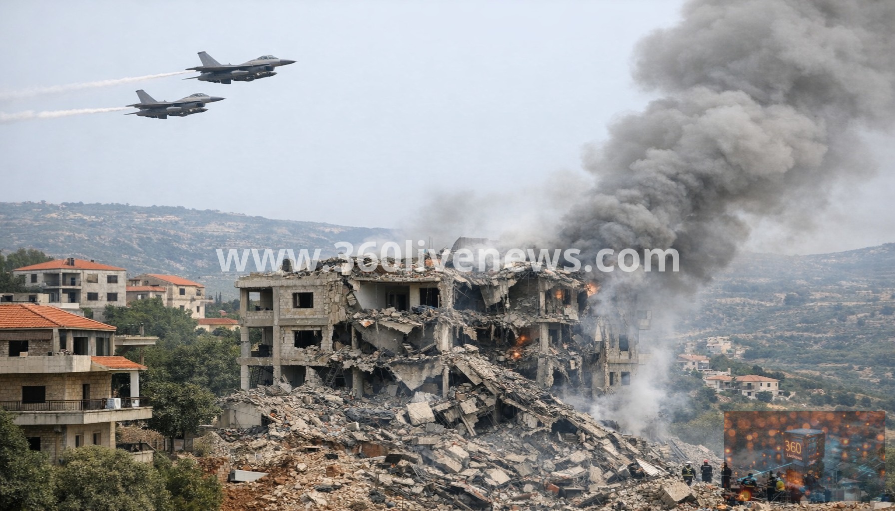 Israeli jets strike residential building in Ain Qana, south Lebanon