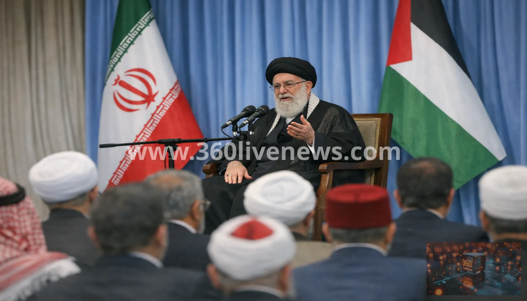 Iran's supreme leader urges Muslim unity against the United States and Israel