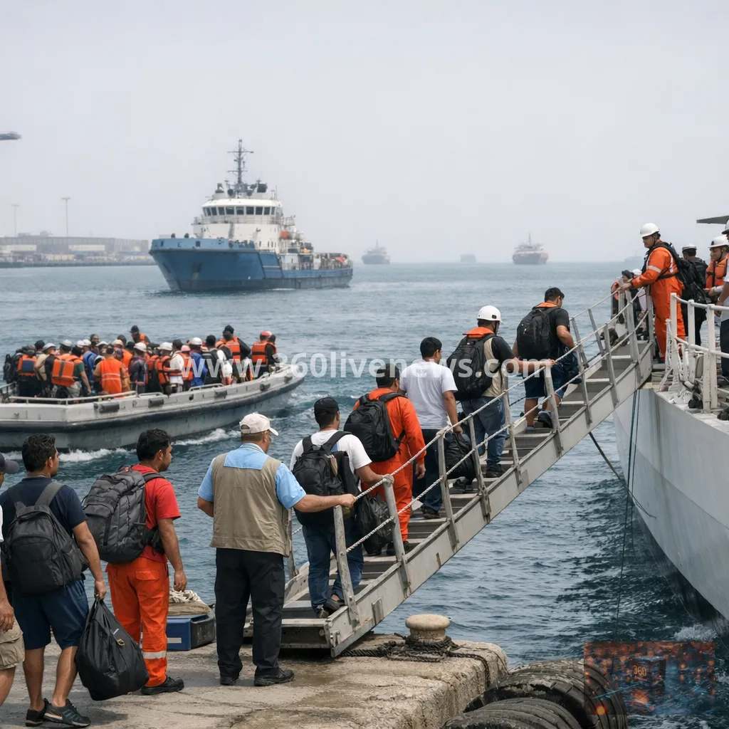 UN maritime agency begins evacuation plan for more than 11,000 sailors stranded in the Gulf