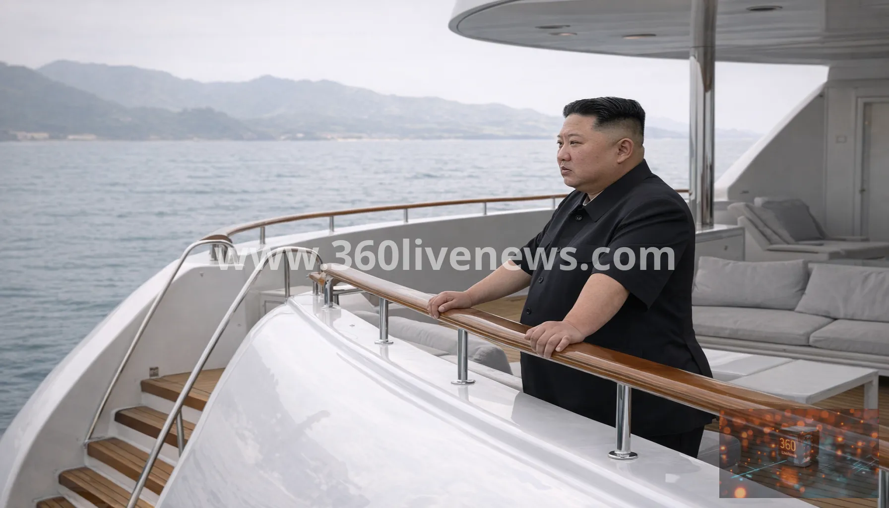 Satellite images reveal North Korean leader's luxury yacht activity near Wonsan resort