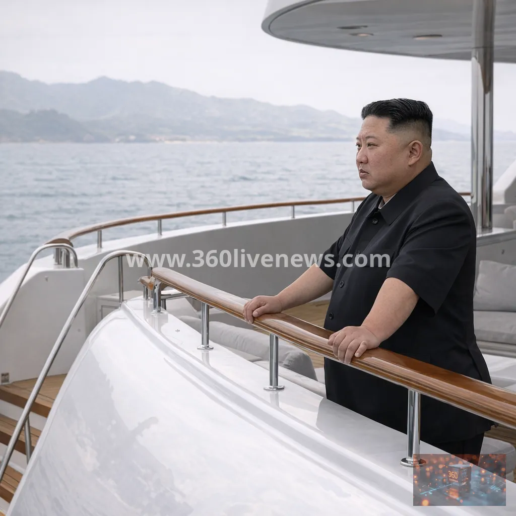 Satellite images reveal North Korean leader's luxury yacht activity near Wonsan resort