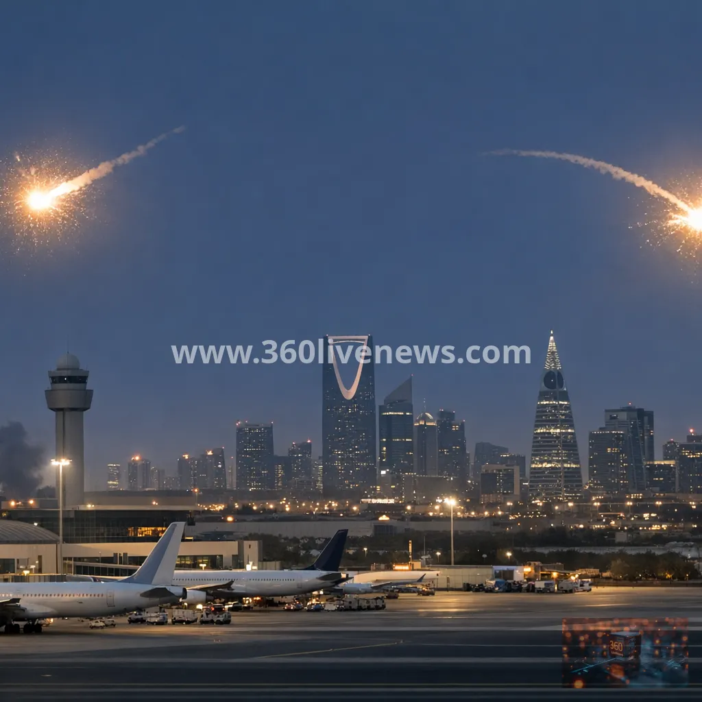 Houthis claim new missile attack on Riyadh airport as Saudi Arabia says it intercepted missile