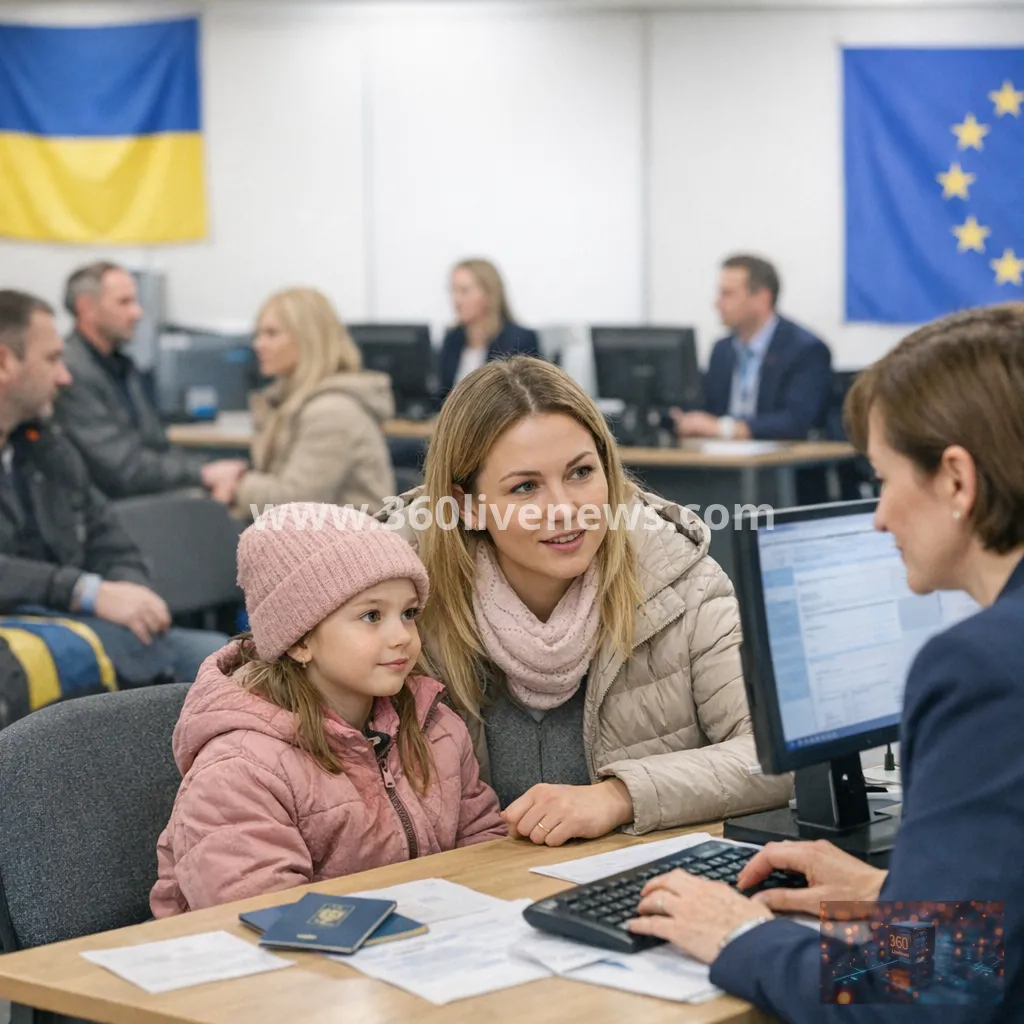 EU extends Ukrainians' right to stay until 2028, with new draft rule for arrivals