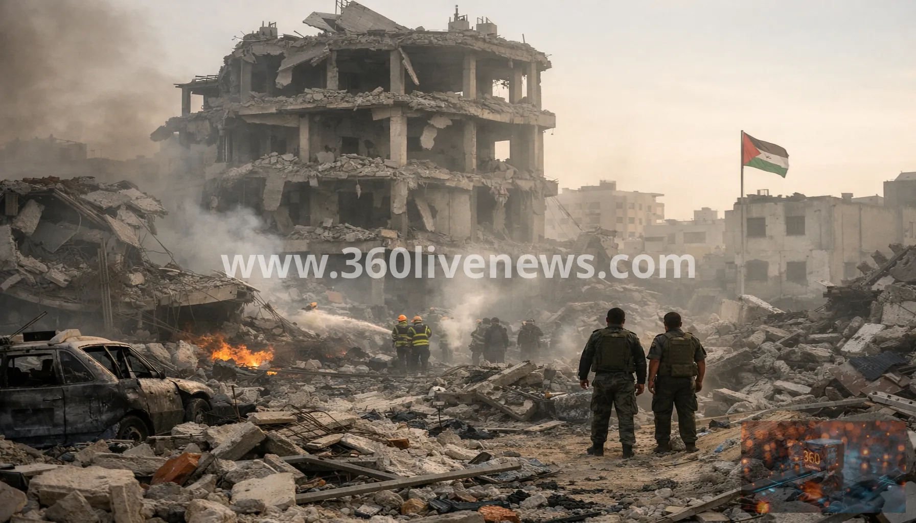 Israeli air strike kills two Hamas security officials in Gaza's Deir al-Balah