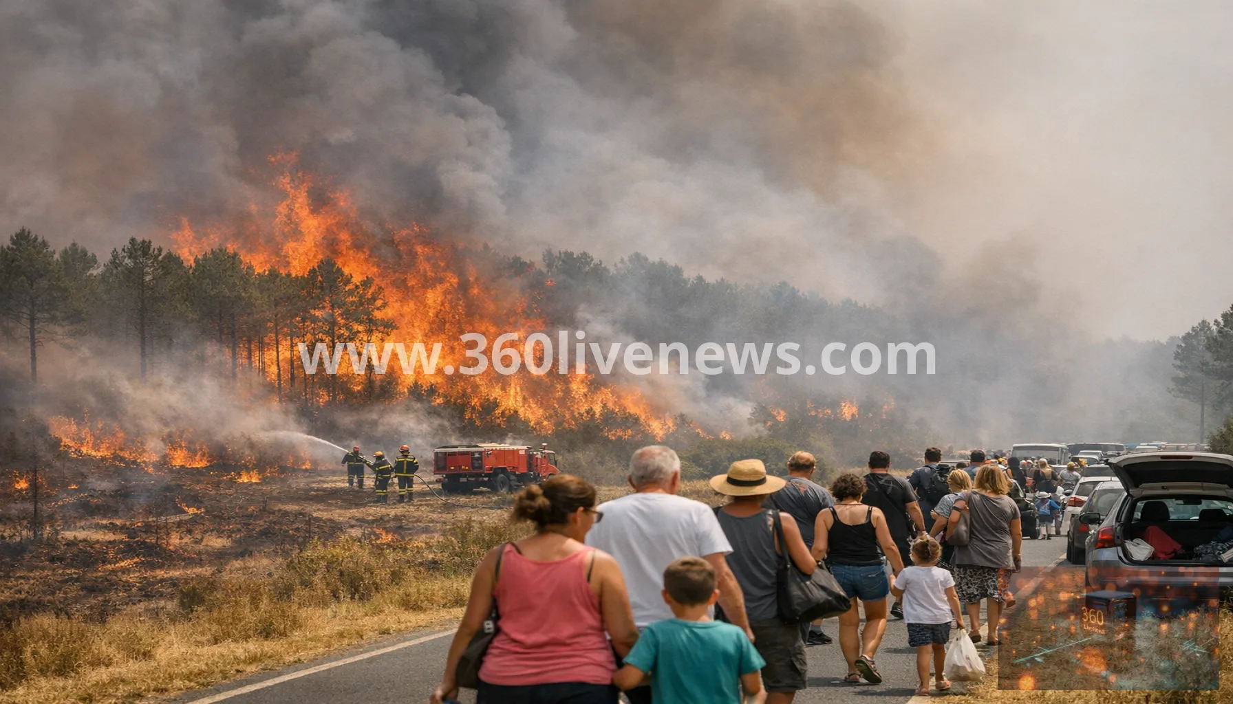France's Landes forest wildfire forces evacuations as more than 1,100 hectares burn