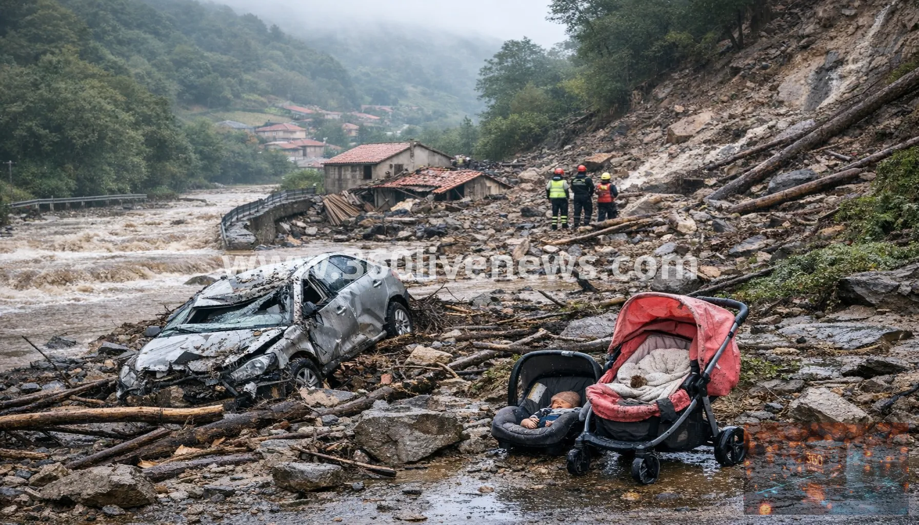 Flood and landslide in northwestern Spain kill two women