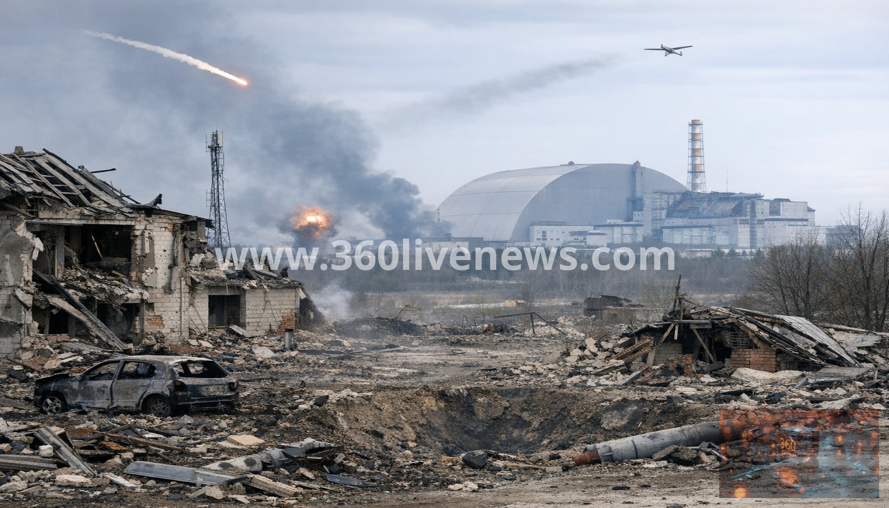 At least 16 killed in exchange of strikes between Ukraine and Russia on Chernobyl anniversary