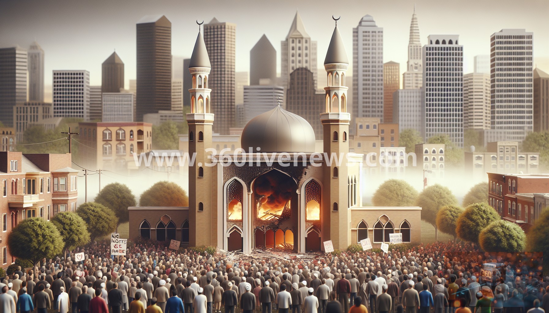 Fire at former church in Kilmore under investigation as suspicious amid concerns over anti-Muslim hate crimes