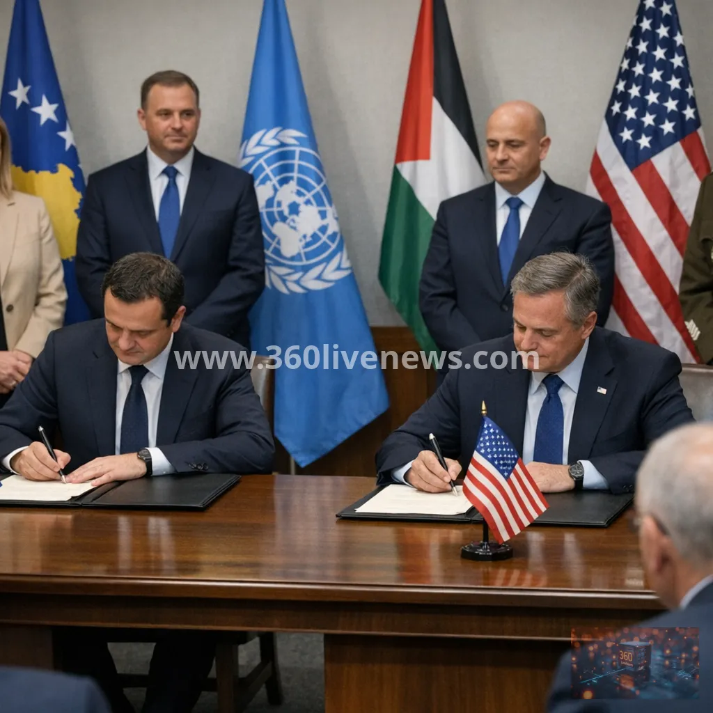 Kosovo signs agreement to join US-led Gaza stabilization force
