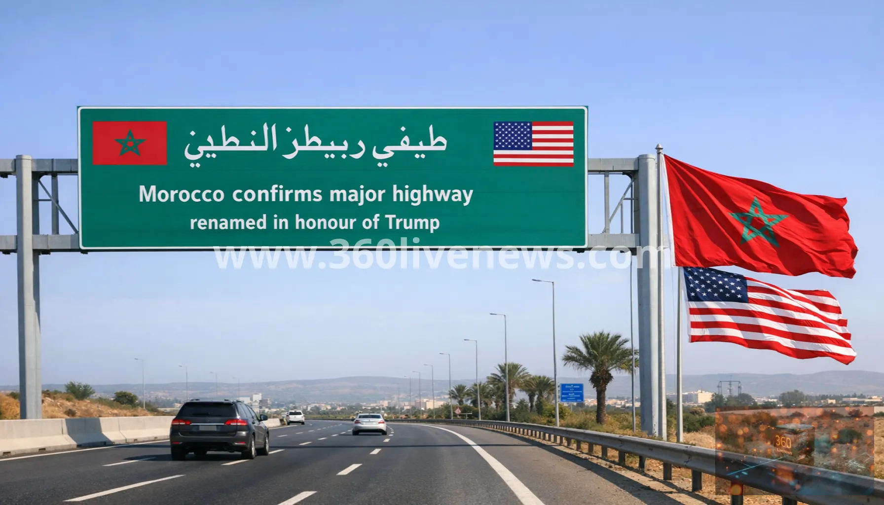 Morocco confirms major highway renamed in honour of Trump