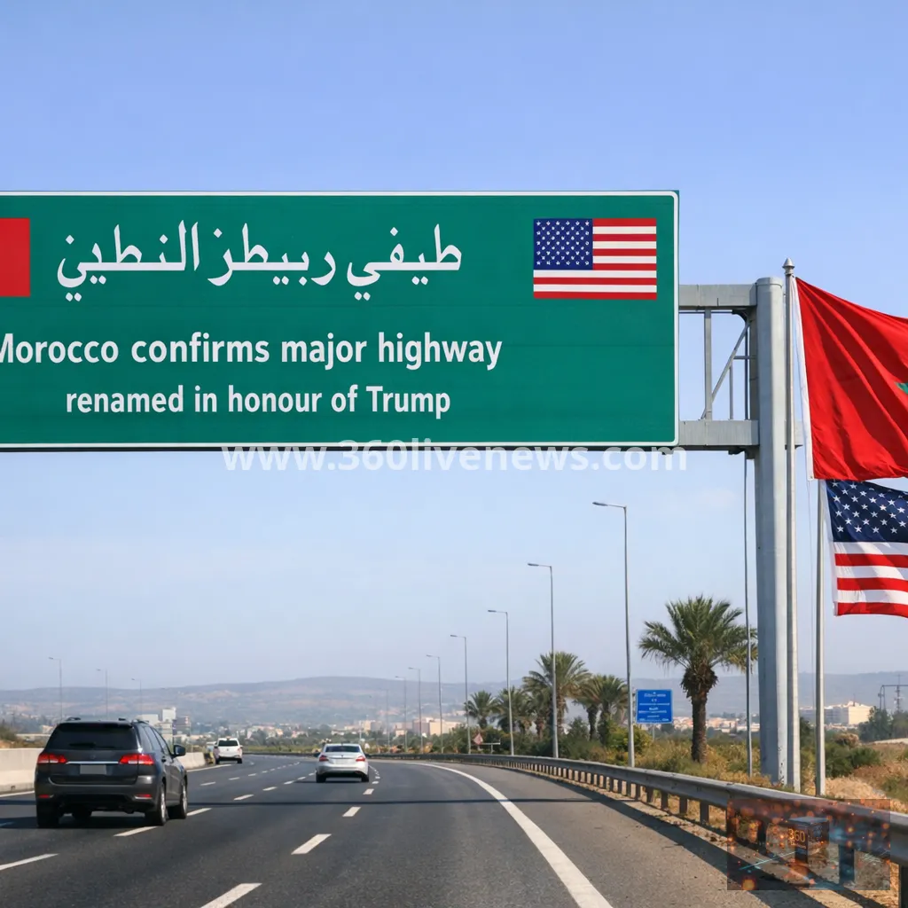Morocco confirms major highway renamed in honour of Trump