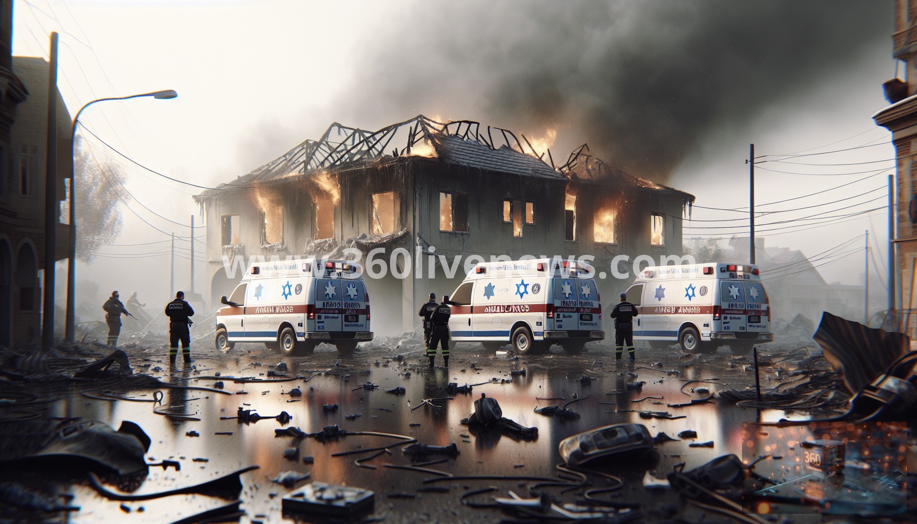 Arson attack on ambulances in Golders Green treated as antisemitic hate crime by Metropolitan Police