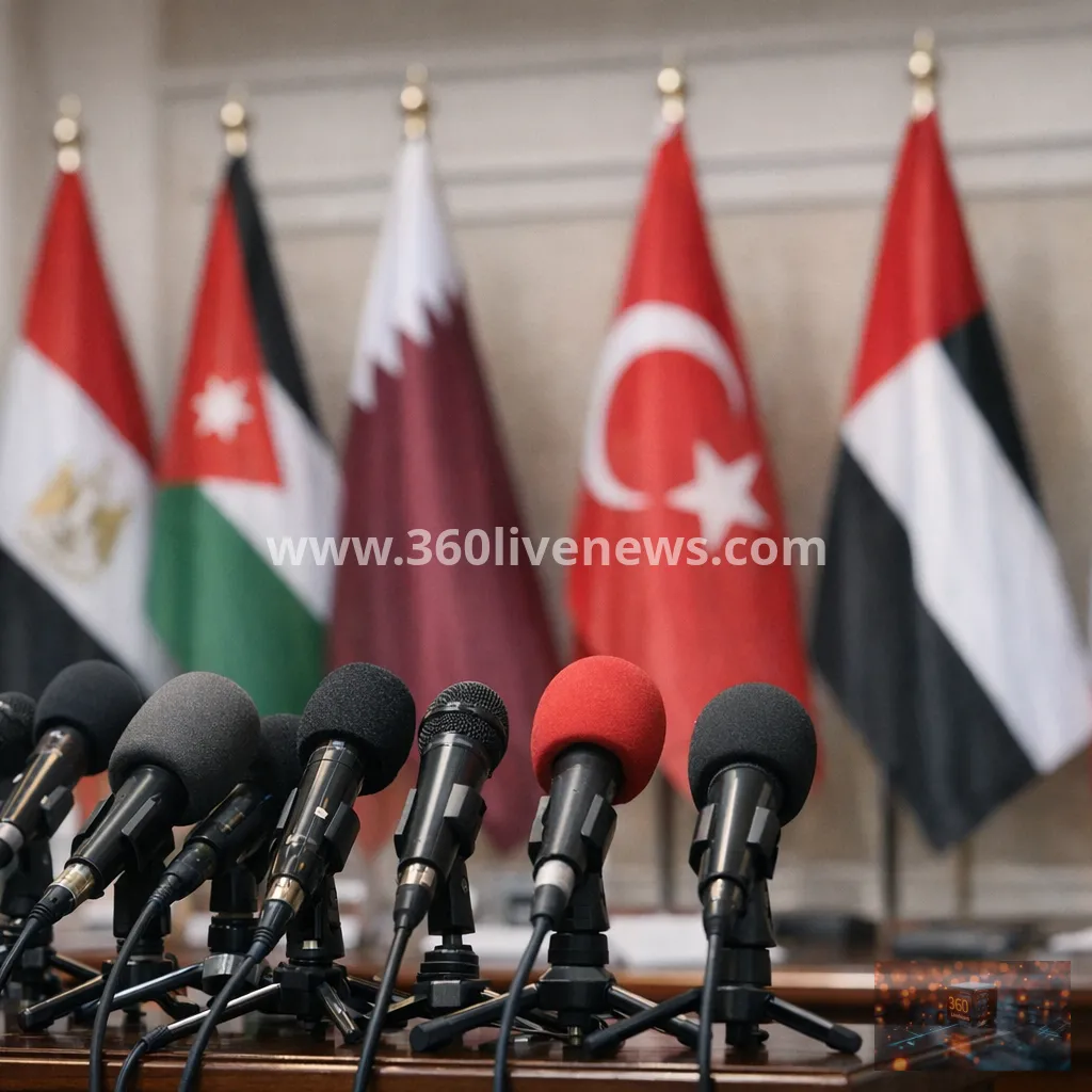 Eight Arab and Muslim countries condemn Israeli violations in Gaza