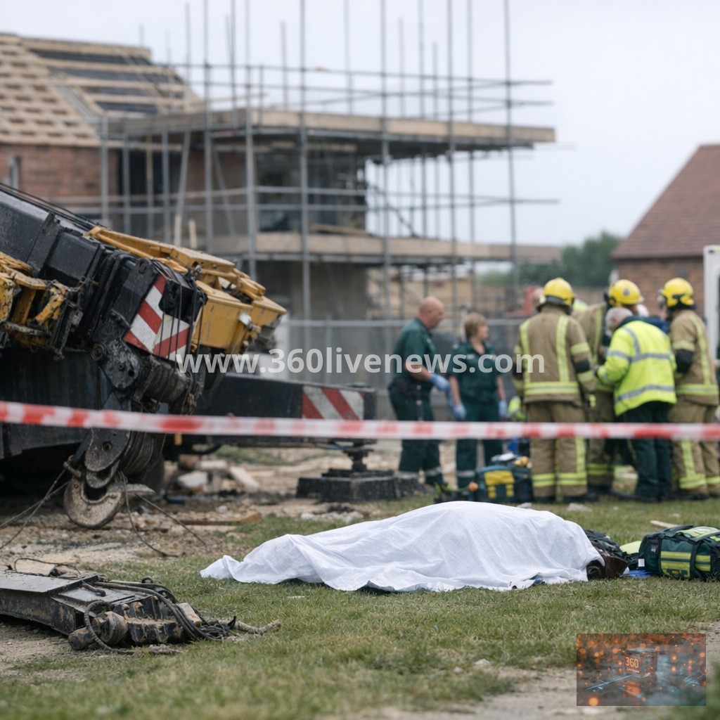 Woman dies after crane accident saving daughter in Cambridgeshire
