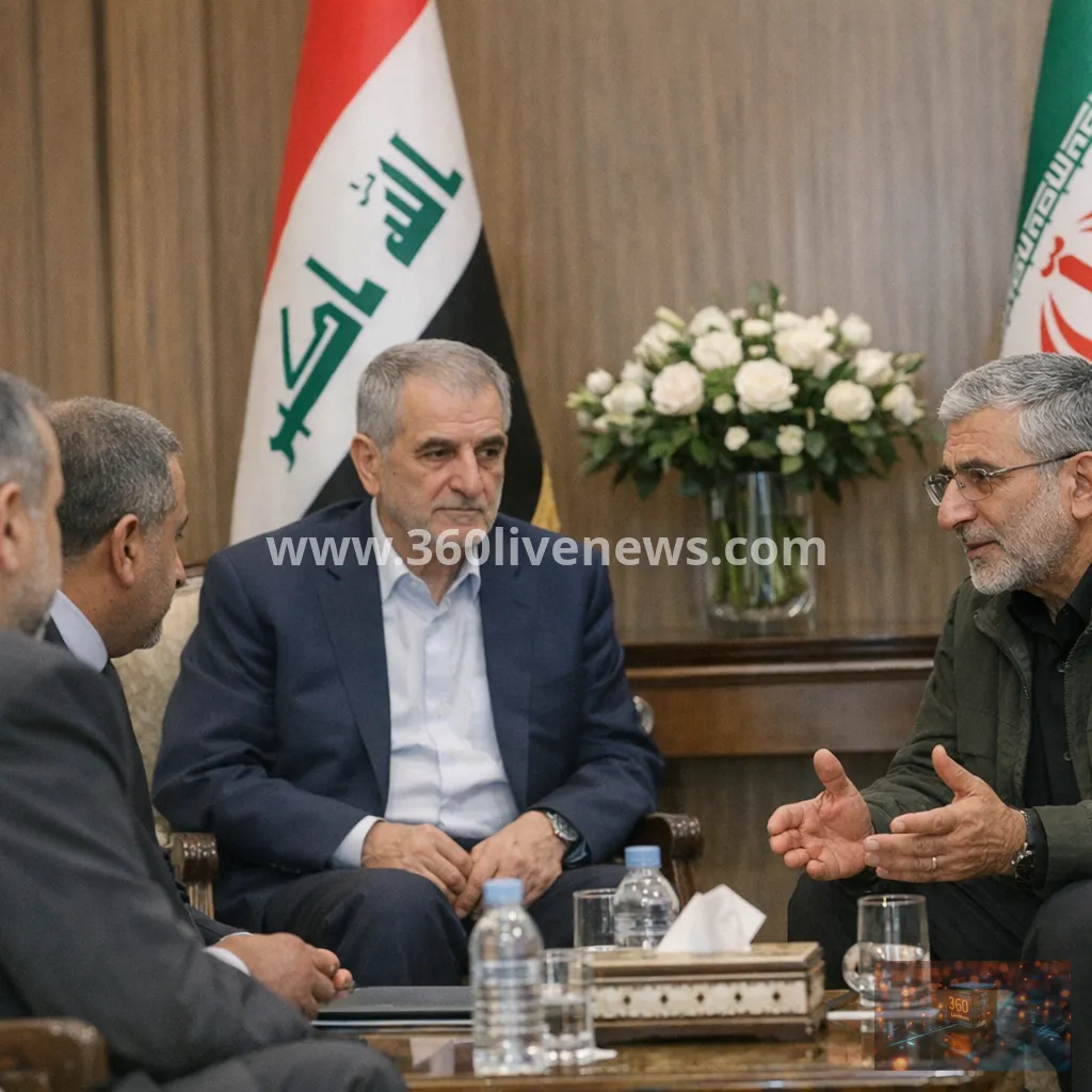 Iranian Quds Force chief visits Baghdad for talks on disarming armed groups