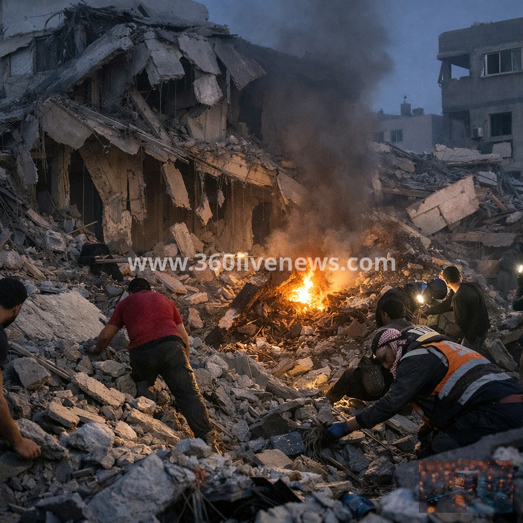 Israeli airstrike kills several in Gaza refugee camp