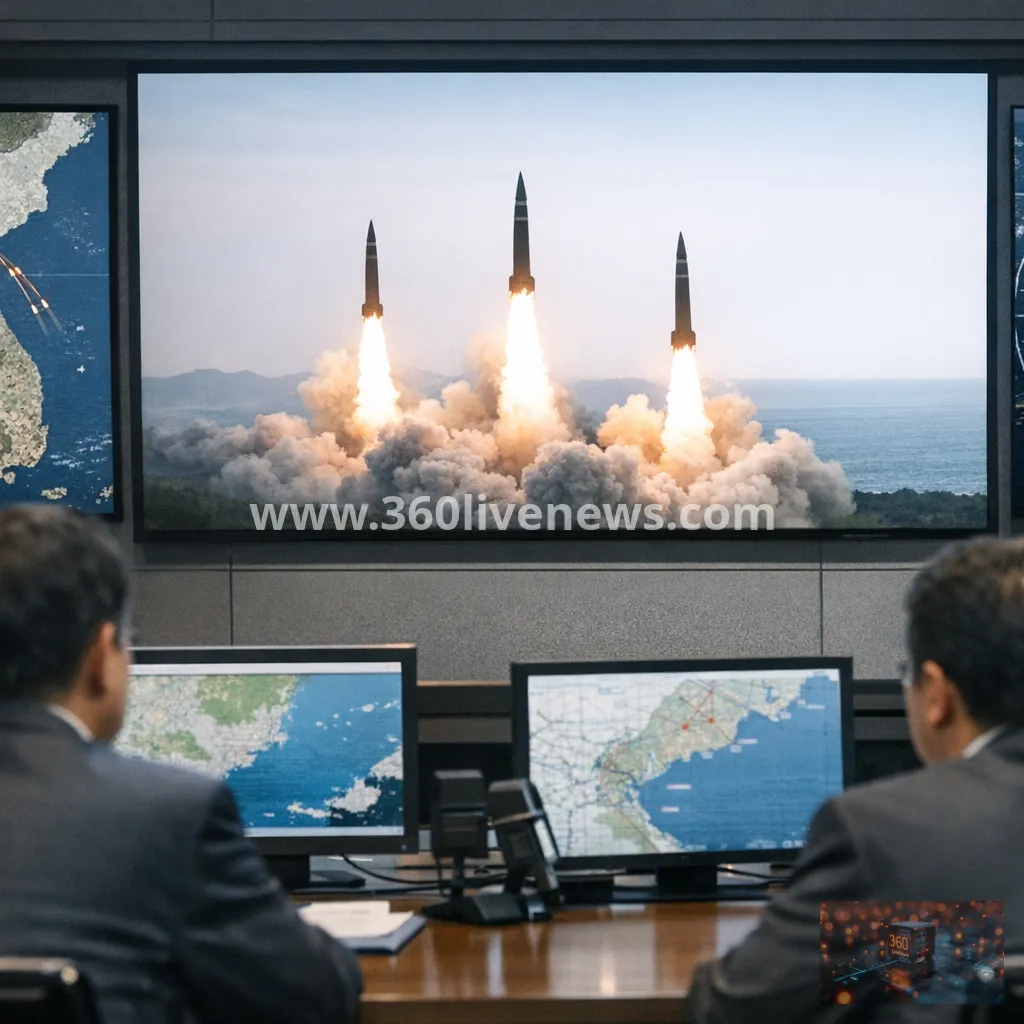 North Korea fires several ballistic missiles toward East Sea as Seoul holds emergency meeting